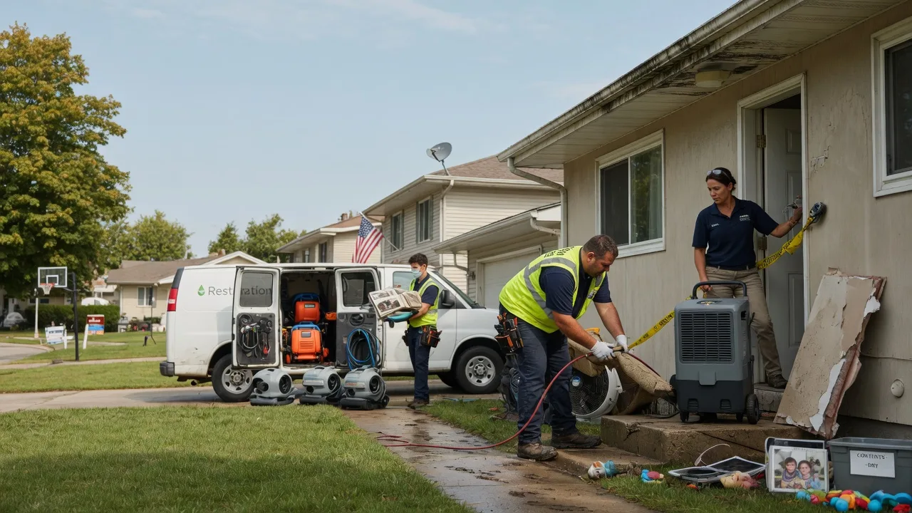 Water Damage Restoration in Scott Air Force Base, IL near me